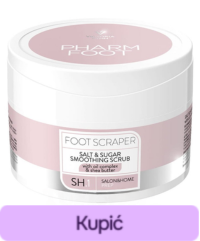 Wygładzający peeling solno-cukrowy do stóp PHARM FOOT Foot Scraper 200 g